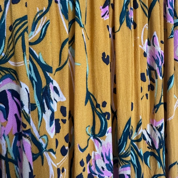 Free People Mustard Floral Dress - Picture 7 of 8